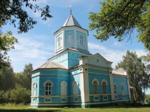 Церковь Неопалимая Купина в селе Олым Курской области